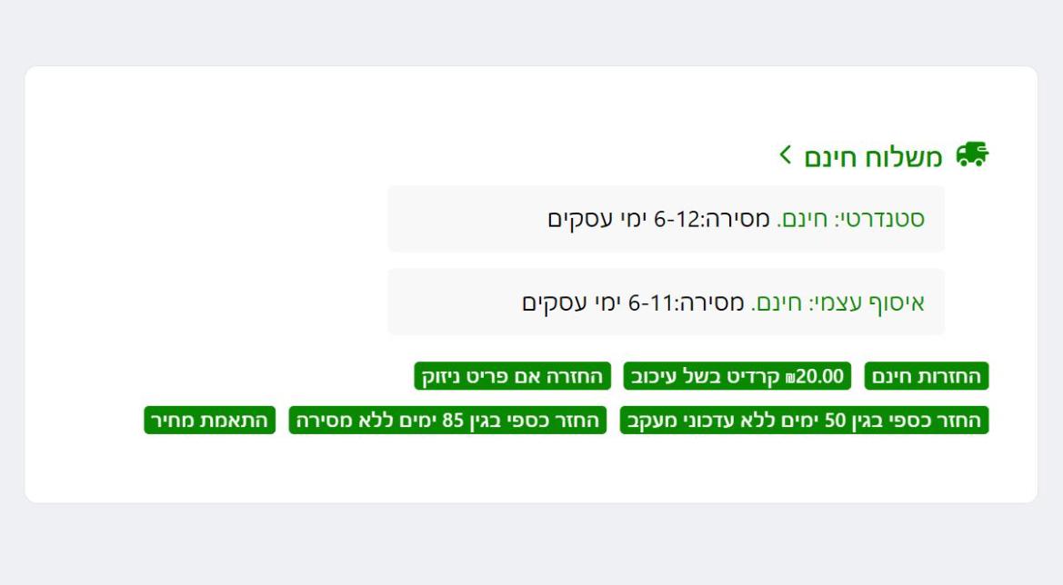קוד קופון 30% הנחה ל-TEMU למזמינים דרך האתר 3 חלון האספקה לישראל ואחריות ההזמנה בעמוד מוצר של TEMU